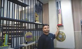 Rinku singh's cricket memoir in his new house